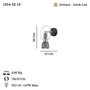 Opviq Lámpara de Pared Under - 52-19 Laca Antigua